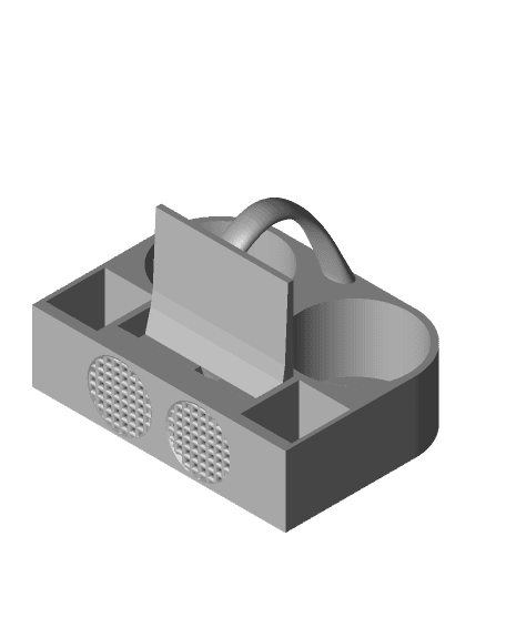 Portable docking station 3d model