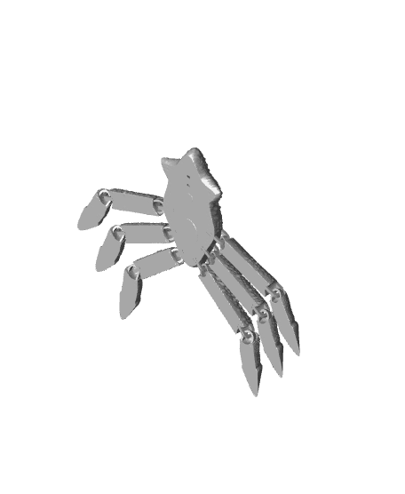 flexi squid monster by timmy tombstone 3d model