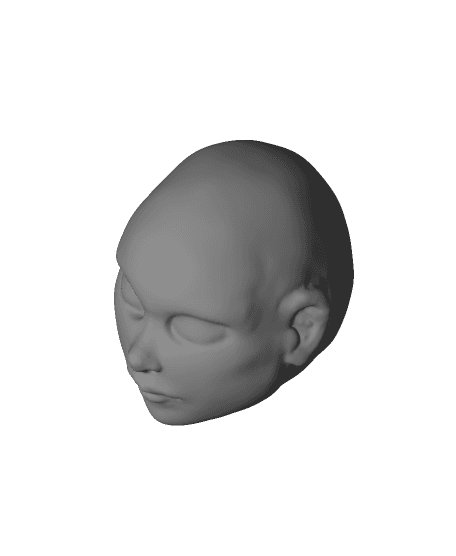 Heather Head.obj 3d model