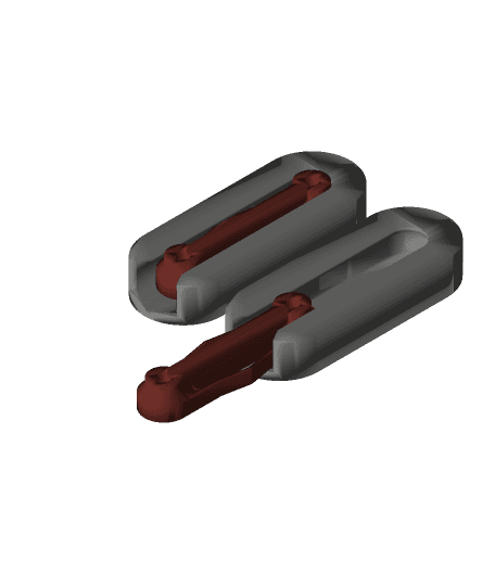 Spring Latch 3d model