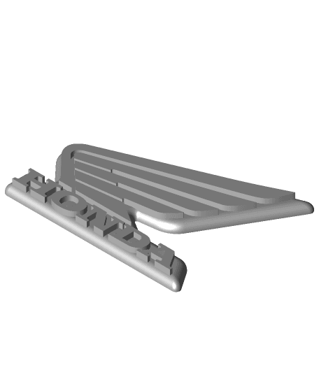 Honda Motorcycle Emblem 3d model