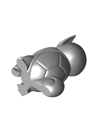 Saxophone Squirtle Pokemon 3d model