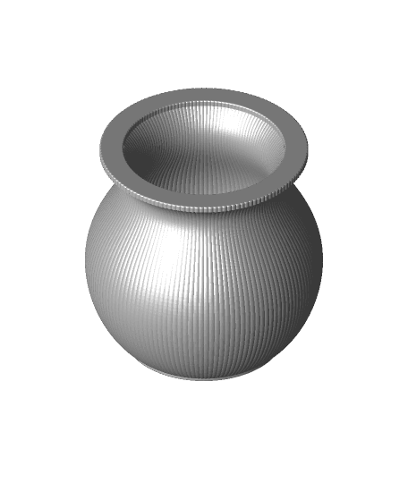 Ribbedpot.stl 3d model