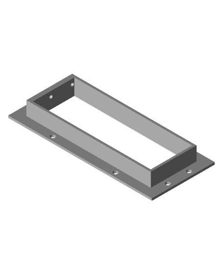 Vertical dual pci mount 3d model