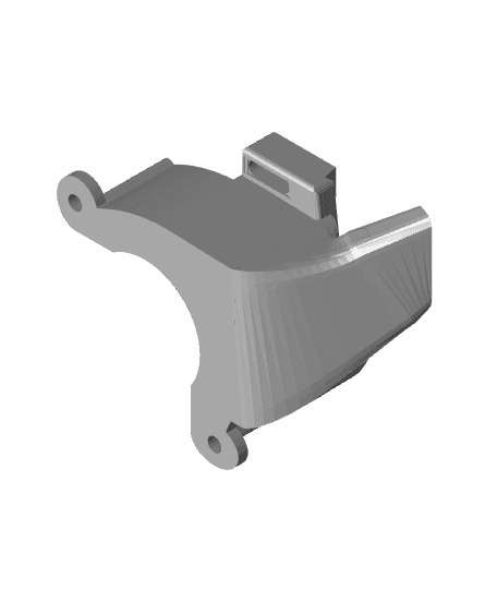 HMG7.3 Standard Single 4020L Right Duct V2.stl 3d model