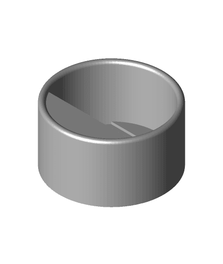 Cylinder shaped shelf w/ piggy bank  3d model