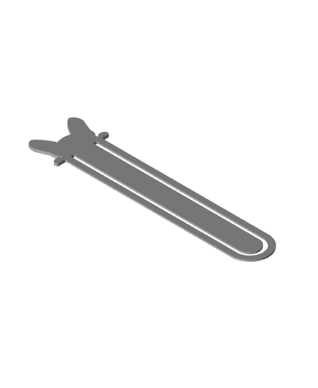 Boston Terrier (or Frenchie) bookmark 3d model