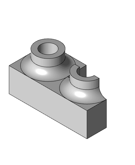 Sectional #6B- Drill Guide (half section).ipt 3d model