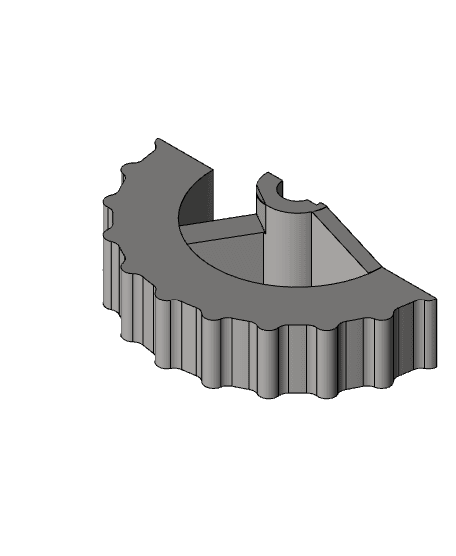 Sectional #7B- Spur Gear (full section).ipt 3d model