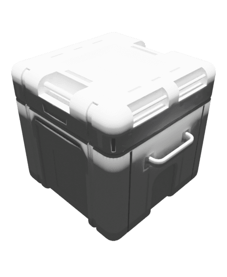 Sci-Fi Crate 3d model