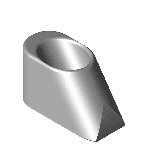 Harbor Freight flashlight holder 3d model