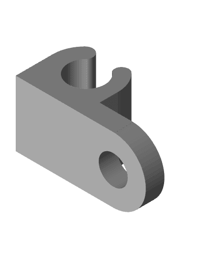 HMG7.2 4mm flat cable clip.stl 3d model