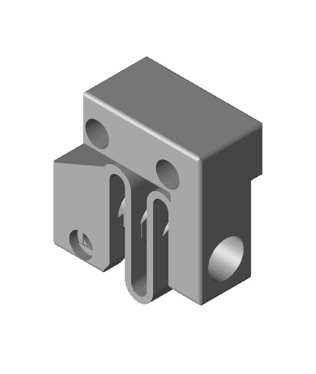 HMG7.3 Pen Plotter Left Mount.stl 3d model