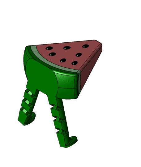 Watermelon Man 3d model