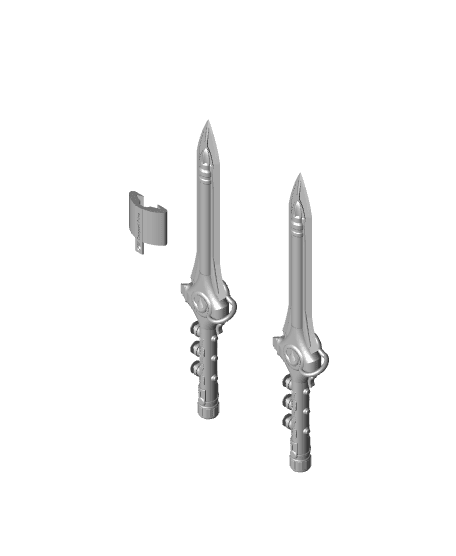 Green Ranger Dragon Dagger - Mighty Morphin Power Rangers 3d model