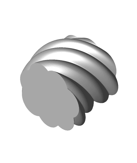 Twisted Cloud Vase Collection ( Vase Mode) 3d model