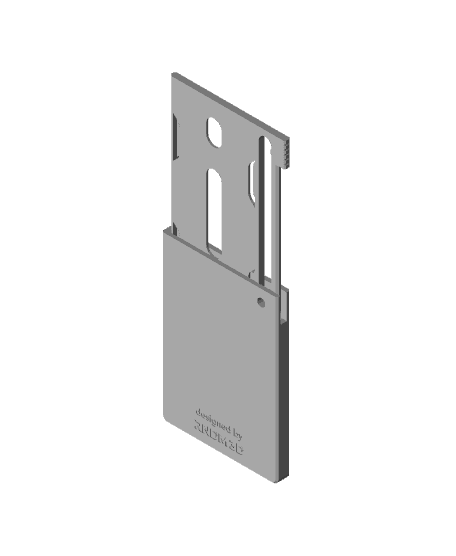 LuggageTag - Travel Info Card *by RNDM3D* 3d model