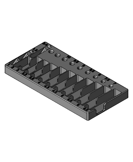 Drill Bit Organizer 3d model