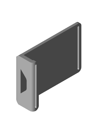 Adjustable rectangle phone stand 3d model