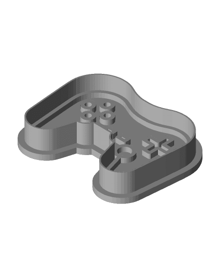 cookie cutter retro controller 3d model