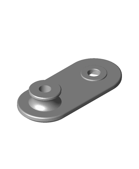 Simple Sturdy Pulley 3d model