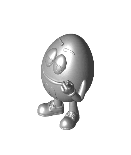 Blue M&M Mascot 3d model