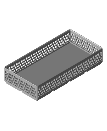 Hex Bin Gridfinity 2x4x5 3d model