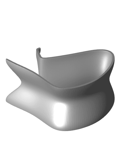 CURL | Phone Stand 3d model