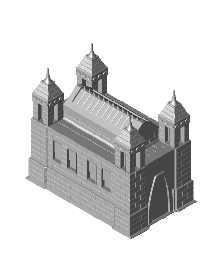 Modern Marvels - Mausoleum 3d model