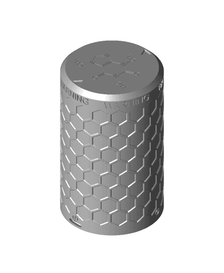 Futuristic Mazed Can Capsule (Remix of Blank Can Cup RETURNS!) 3d model