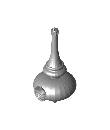 Dropspindle Starburst Ornament 3d model