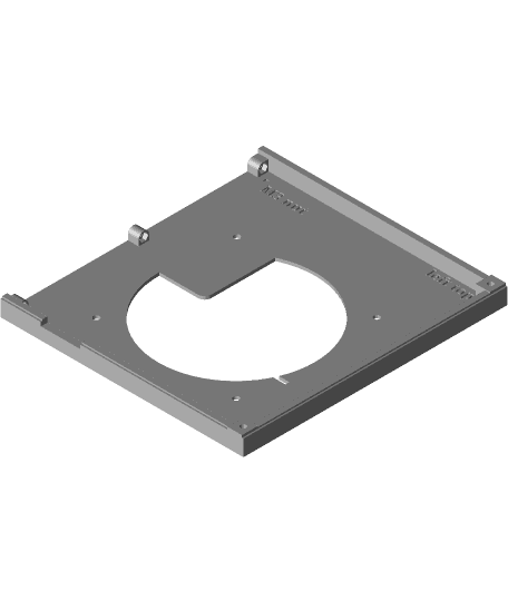 Ender 5 (Pro) Electronics Box Replacement Lid with 120mm fan and 10mm more space 3d model