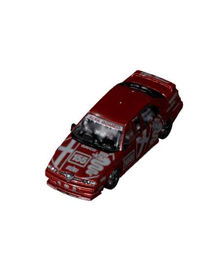 Alfa Romeo 155TS BTCC 3d model