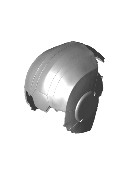 Iron Man Play Arts Kai Helmet 3d File STL 3d model