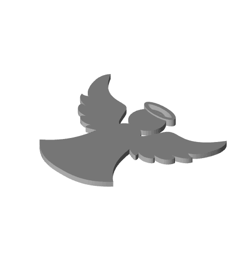 Angel Keychain 3d model