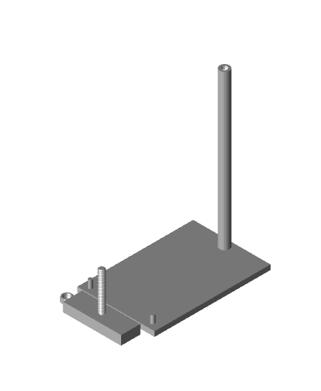 Adjustable Height Mask Stand V2.stl 3d model