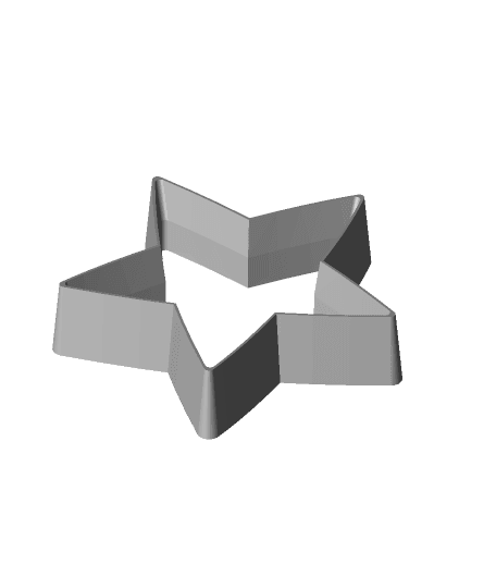 Star cookie cutter 3d model