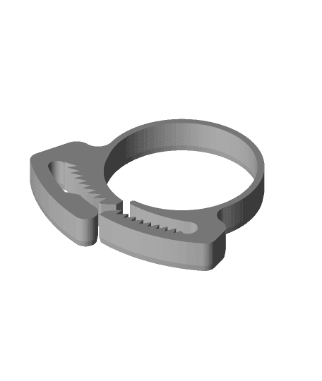 Circular Fastener (Hose Clamp) 3d model