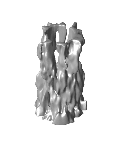 Serac Vase 140mm 3d model