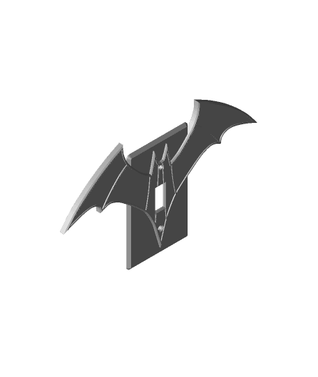 batwoman light switch plate 3d model