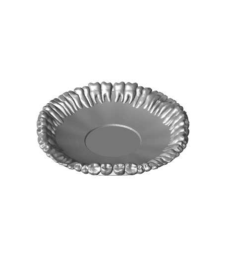 Teeth Saucer 3d model