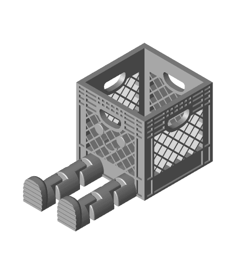 Articulated Organizers (Smiley Face Version) 3d model