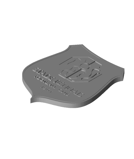 Stade Rennais Football Club (Rennes) coaster or plaque 3d model