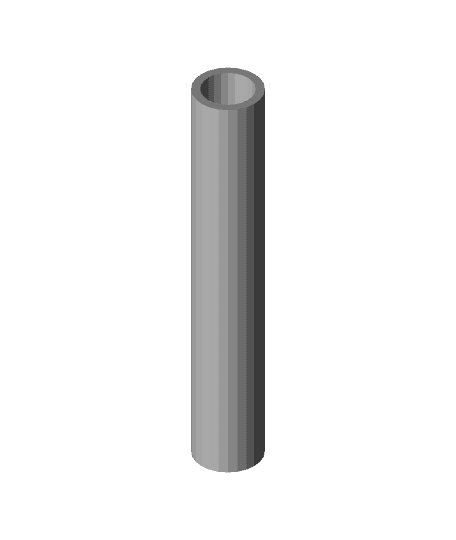 Poop Tube Pipe 60mm 3d model