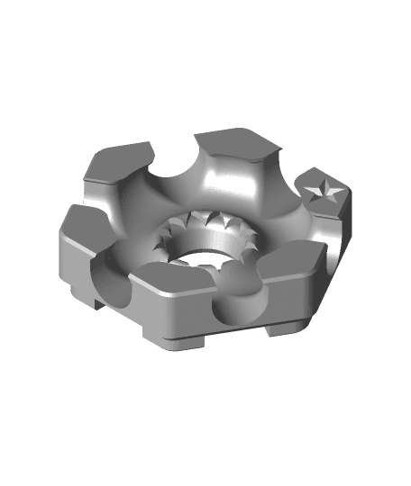 Hextraction Void Tile Tabless 3d model