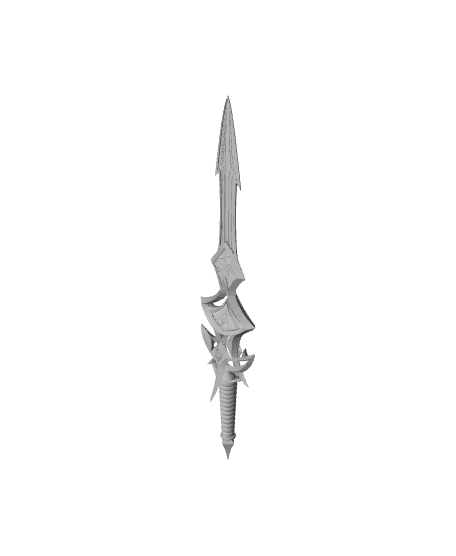 Fanatsy Fire Myrmidons Burning Scimitar Baldurs Gate 3 3d model