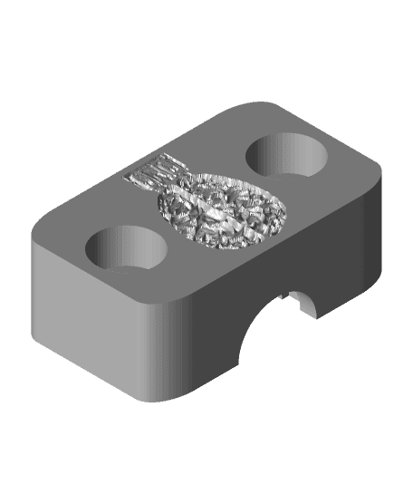 1/2" Pipe Clamp mount.stl 3d model