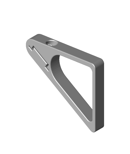 DIN rail stand  v2(120mm build platform) 3d model