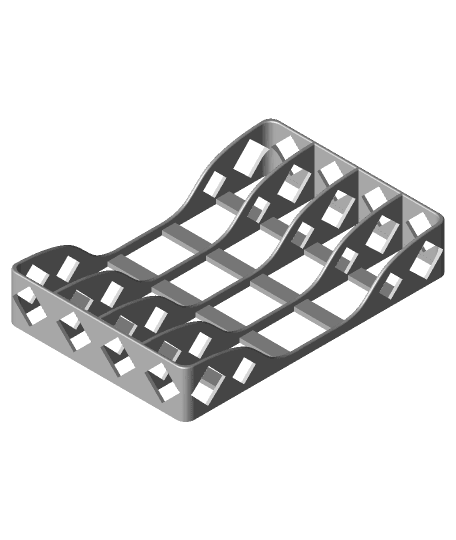 tv remote tray 3d model