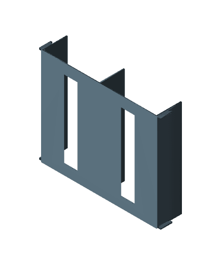 2 lane 200m straight track.3mf 3d model